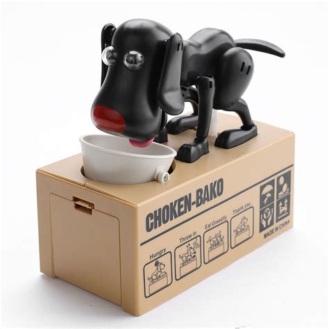 cute electric hungry eating dog money boxes|Amazon.com: Dog Bank That Eats Coins.